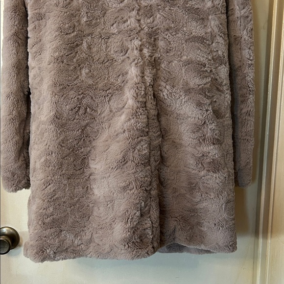 Kenneth Cole New York Women's Plush Teddy Jacket - Beige size M - Picture 10 of 13